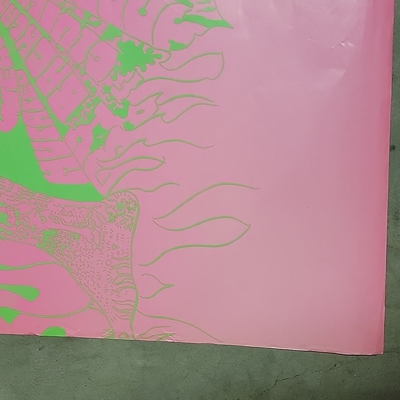 Vintage neon 1967 stone rare Psychedelic Poster hidden message - Picture 9 of 10